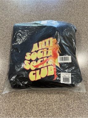 Rare Anti Social Social Club Ellen Von Unwerth Barbie Hoodie,Size XS,Black, NWT!